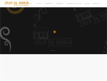 Tablet Screenshot of casademariabistro.com.br